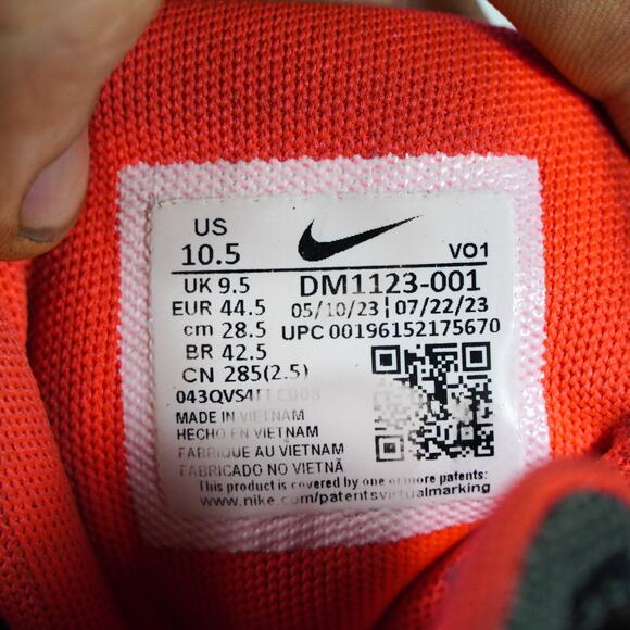 Nike Lebron Witness 7 Bright Crimson Alligator Red Mens Size 10.5 DM1123-001 - Picture 10 of 13